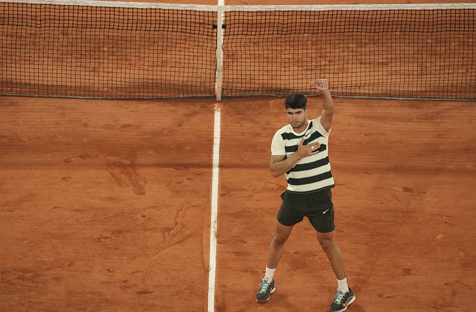 Alkaras u polufinalu Rolan Garosa Alkaras u polufinalu Rolan Garosa