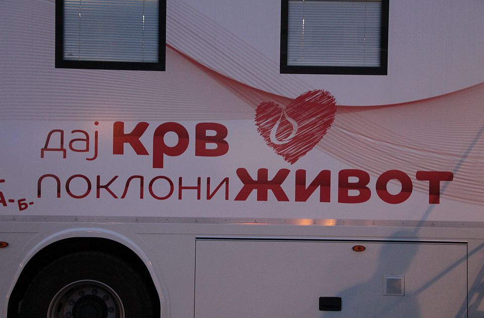 Prikupljanje krvi danas u centru Novog Sada, smanjene zalihe svih krvnih grupa
