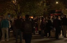 Protest ispred Pete beogradske gimnazije: 