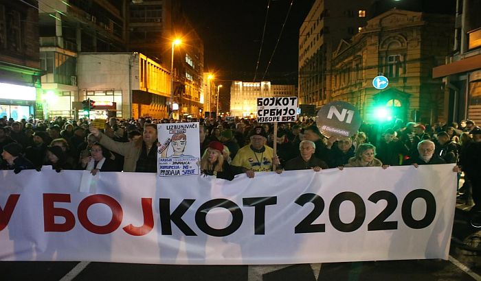 Održan protest u Beogradu: Uzbunjivači - simboli pravde i istrajnosti