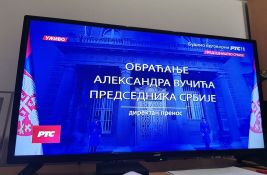 RTS se izvinio zbog prekida prenosa obraćanja Vučića, 