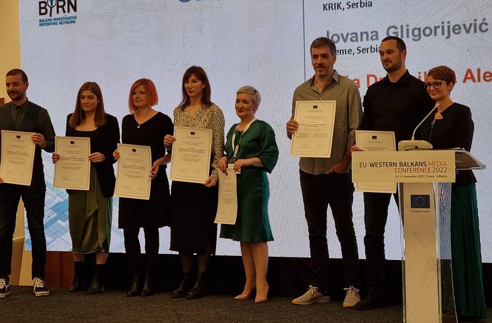 Novinari KRIK-a, BIRN-a i Vremena dobili EU nagradu za istraživačko novinarstvo