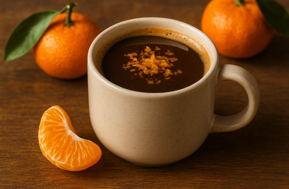 Aromatična kafa sa mandarinom i medom