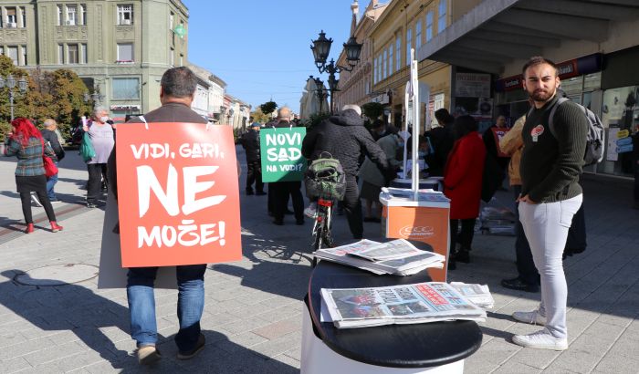 FOTO, VIDEO: Galens i "Novi Sad na vodi" ujedinili novosadsku opoziciju i organizacije