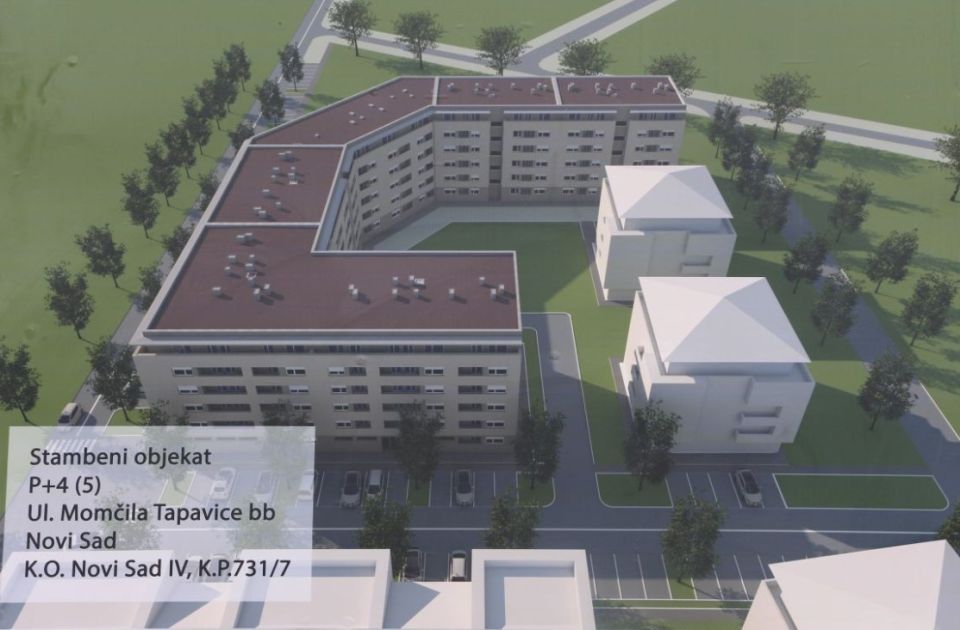 Novi Sad zida još jednu zgradu sa 27 stanova solidarnosti na Novom naselju