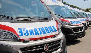 U eksploziji plinske boce na putu Priština-Uroševac povređeno 12 osoba