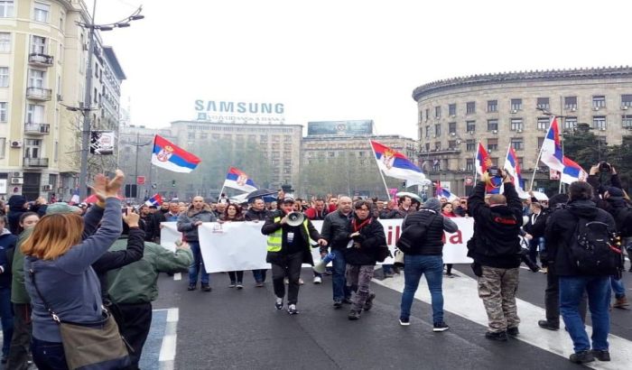 Novi protest u Beogradu, a lideri opozicije na mitingu u Kragujevcu