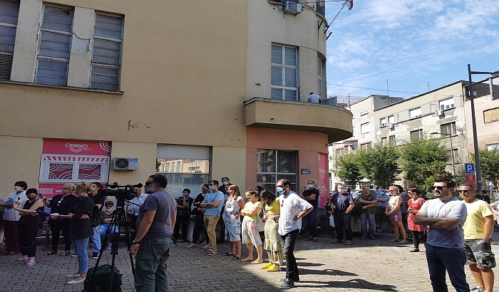 Protest zbog otpuštanja u RTV-u u ponedeljak ispred Studija M