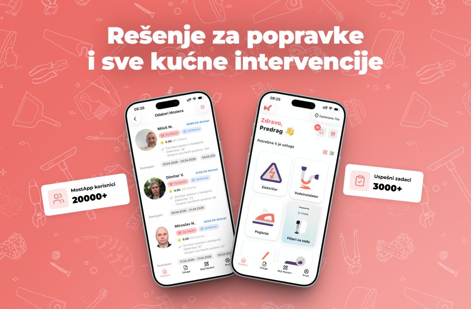 Kraj neizvesnosti sa majstorima: MostApp od sada dostupan i u Novom Sadu