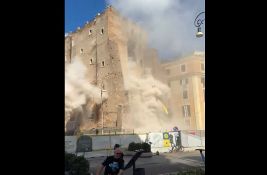 VIDEO: Urušio se srednjovekovni rimski toranj, ima povređenih
