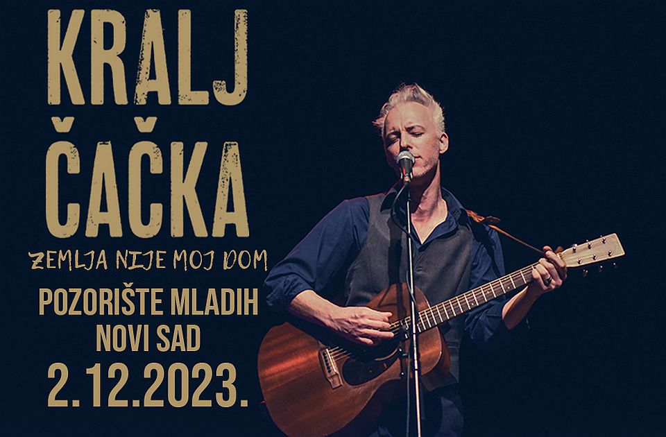 Kralj Čačka sa bendom u subotu u Novom Sadu