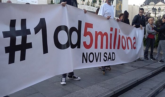 Savez za Srbiju osudio nasilje na protestu "Jedan od pet miliona" u Novom Sadu