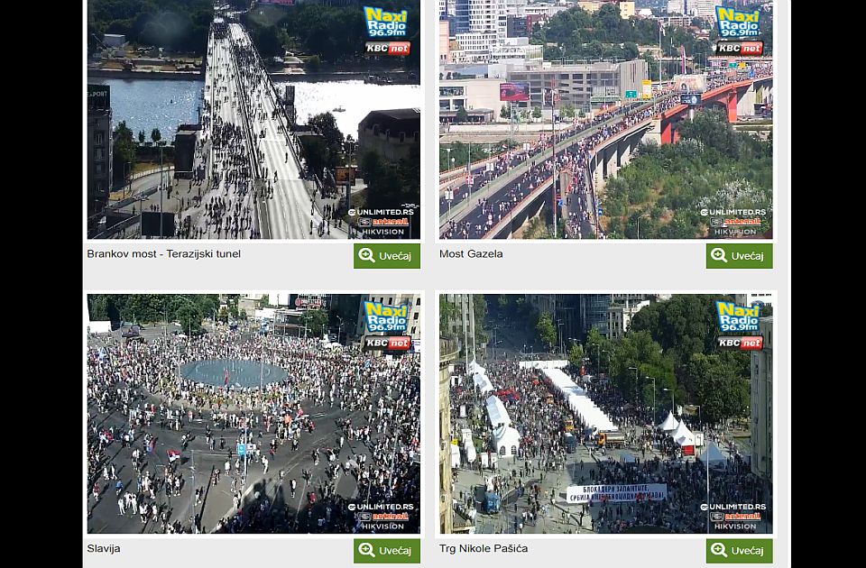 UŽIVO BLOG: Vidovdanski protest u Beogradu, počeo program u Pionirskom parku UŽIVO BLOG: Vidovdanski protest u Beogradu, počeo program u Pionirskom parku