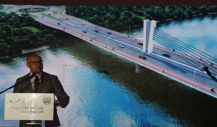 FOTO, VIDEO: Predstavljena maketa novog mosta preko Dunava kod Novog Sada