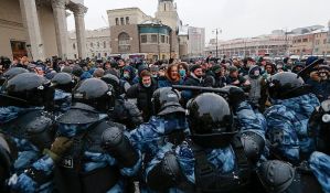 FOTO: Uhapšeno više od 1.000 učesnika demonstracija u Rusiji