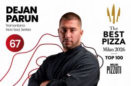 Novosadska Tramontana deveta u Evropi: Dejan Parun među 100 najboljih pica majstora sveta