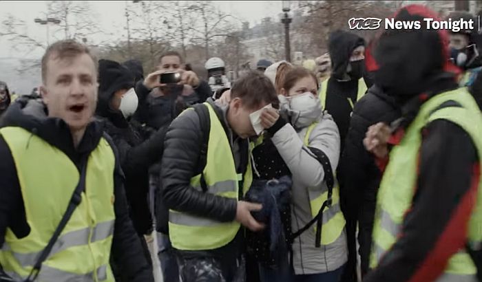 Protesti Žutih prsluka u Francuskoj, u Tuluzu policija koristila suzavac
