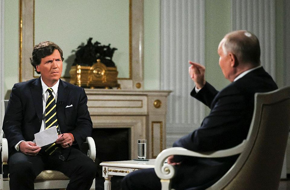 VIDEO: Šta je sve Putin rekao u intervjuu američkom novinaru Takeru Karlsonu?