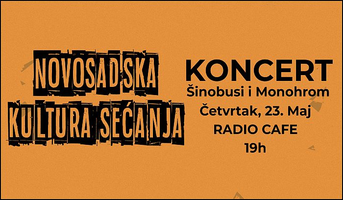 "Novosadska kultura sećanja" u Radio kafeu 23. maja: Prisećamo se velikana uz koncert, film i izložbu