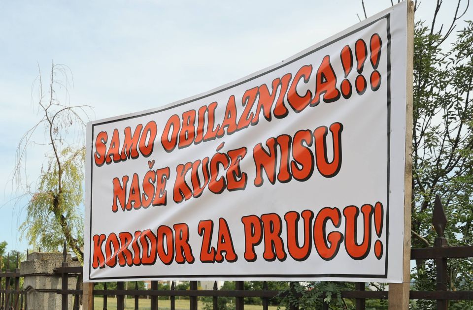 U Nišu ponovo protest zbog trase brze pruge