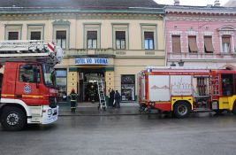 FOTO, VIDEO: Vatrogasci intervenisali u lokalu u Hotelu Vojvodina