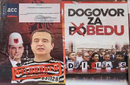 FOTO: Novi uvredljivi plakati protiv opozicije - Grbović u ustaškoj uniformi i 
