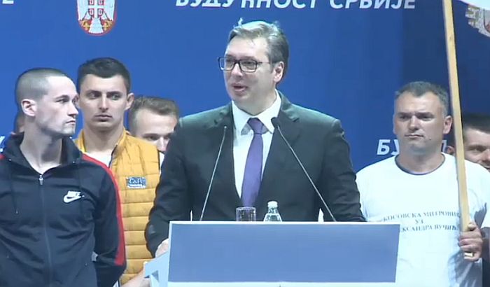 FOTO, VIDEO - Vučić na mitingu "Budućnost Srbije" u Beogradu: Pokazali smo jedinstvo nacionalnog korpusa