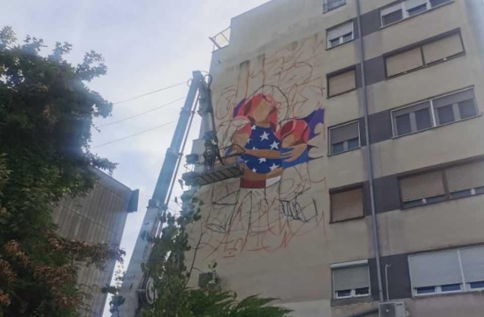FOTO: Novi Sad dobija još jedan mural, ovaj će biti prekoputa "Karađorđa"