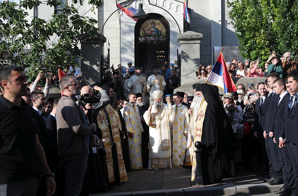 Spasovdanska litija danas povodom slave Beograda, pred vernicima Pojas Presvete Bogorodice 
