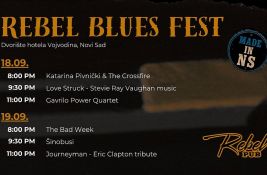 Drugo veče Rebel blues festa ispred Rebel paba
