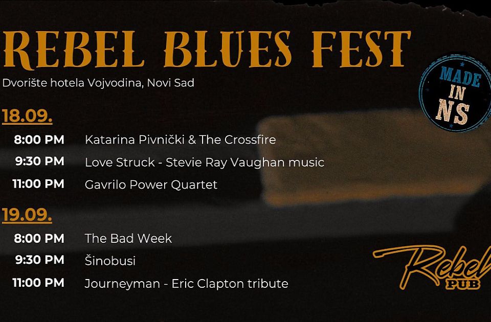 Drugo veče Rebel blues festa ispred Rebel paba