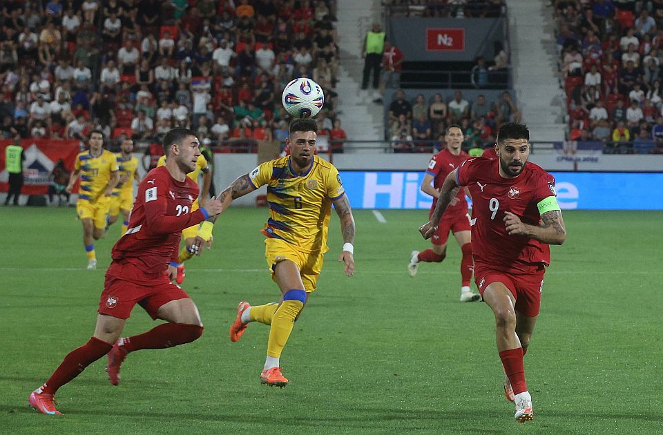 Fudbaleri Srbije pobedili Andoru u kvalifikacijama za Svetsko prvenstvo