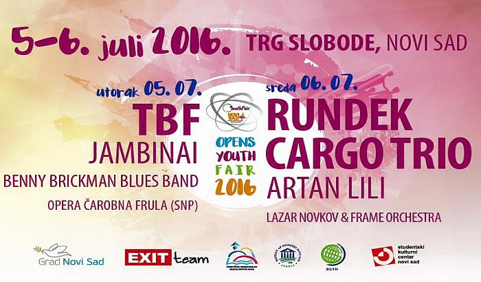 OPENS Youth Fair na Trgu slobode i u Katoličkoj porti 5. i 6. jula