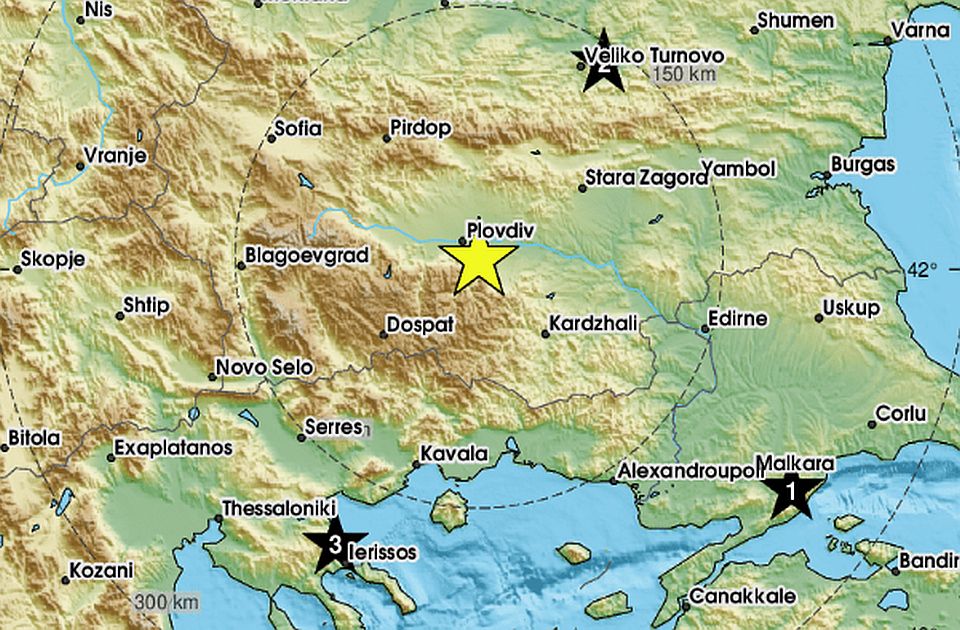 Jak zemljotres u Bugarskoj, osetio se i u Grčkoj