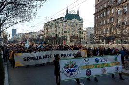 Protest podrške aktivistima koji kampuju ispred Predsedništva: Srbija nije na prodaju