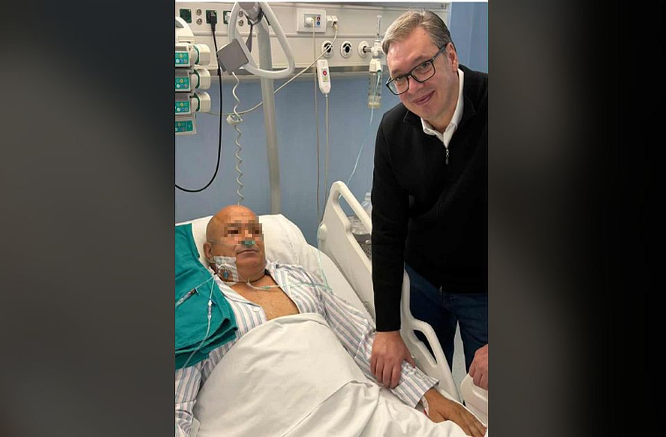 Vučić posetio ranjenog u Ćacilendu, nazvao ga junakom i dao obećanje