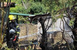 VIDEO, FOTO: Požar na kući kod Satelitske pijace, nema povređenih
