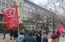 Održan protest sindikata u novosadskom kampusu: 