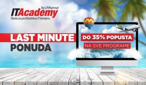 Najbolja last minute ponuda ovog leta donosi vam do 35 odsto popusta za upis na ITAcademy