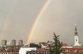 FOTO: Novosađane ponovo obradovala lepa duga nakon pljuska