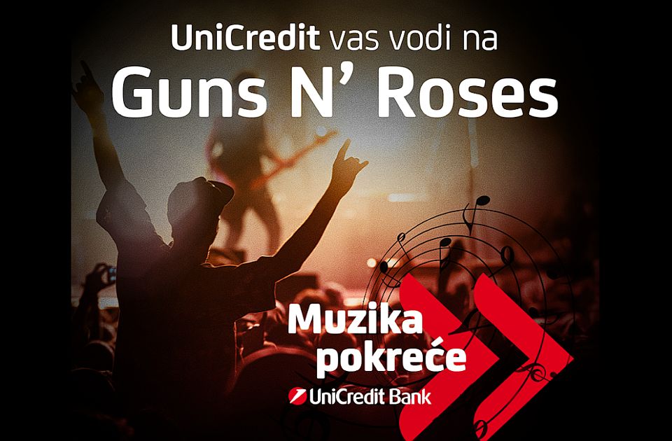 Unicredit vas vodi na Guns N' Roses