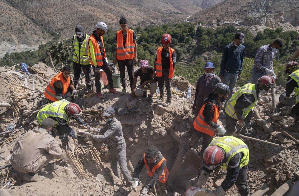 Novi bilans: U zemljotresu u Maroku poginulo više od 2.900 ljudi, povređeno 5.530