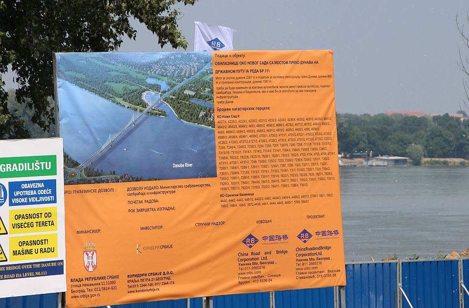 Kontrola projekta novog mosta u Novom Sadu: Da li su Koridori potcenili vrednost posla?