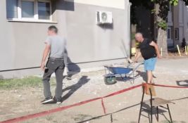 VIDEO Dragan Milić objavio snimak: Pao deo maltera nadstrešnice Klinike za onkologiju u Nišu