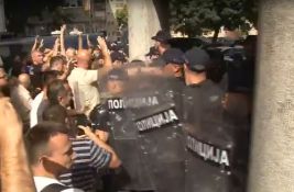 Protest ispred suda u Valjevu