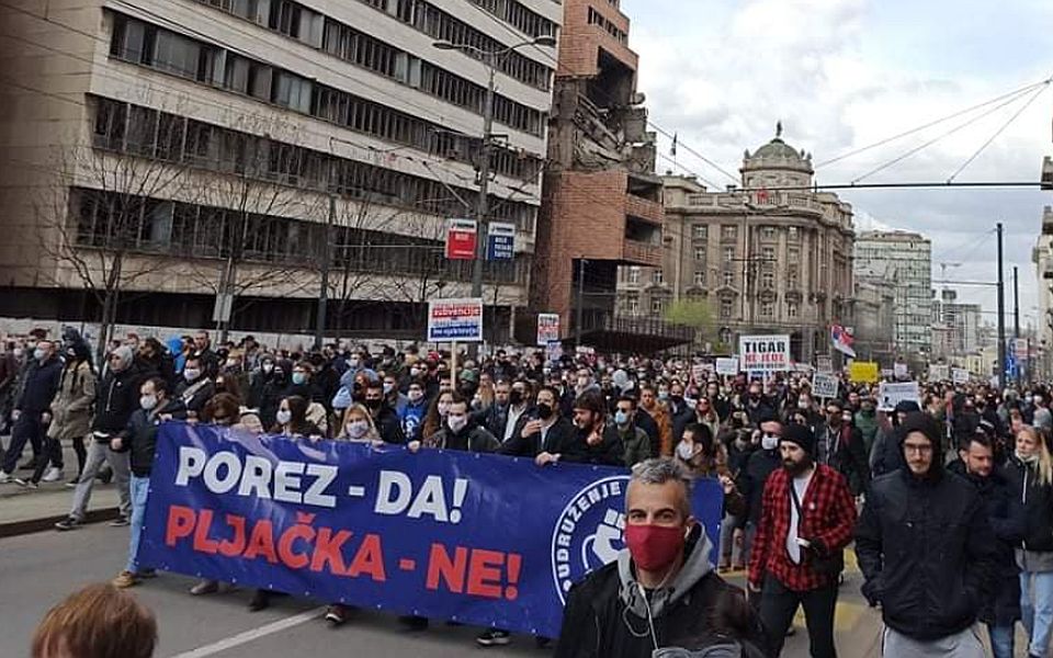 Protest frilensera danas ispred Skupštine Srbije