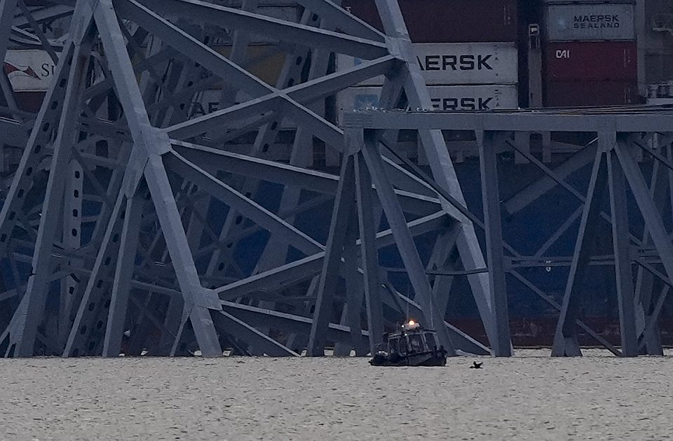 Obustavljena potraga za šest ljudi nestalih prilikom rušenja mosta u Baltimoru