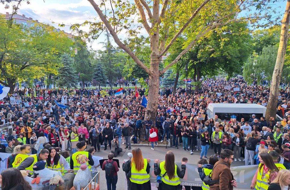 VIDEO Završen protest 