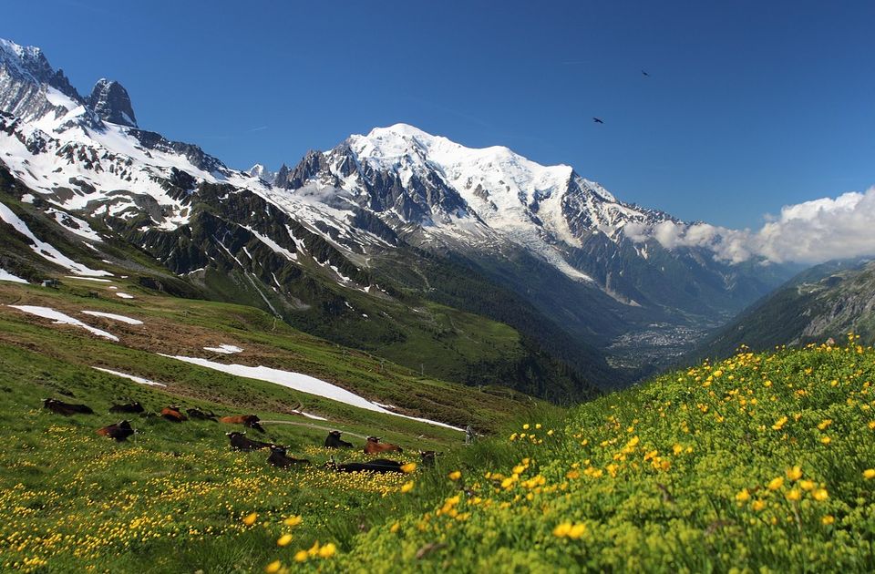 Monblan sve niži usled topljenja leda