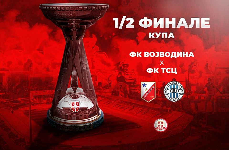 Voša protiv TSC-a na "Karađorđu" za finale Kupa